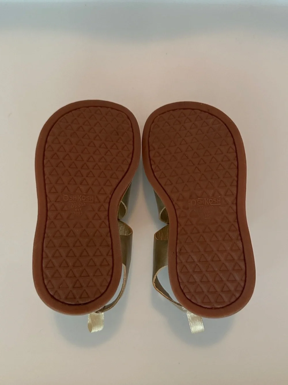 OshKosh B'gosh Girls' Gold Crisscross Sandals